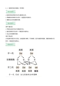 初中生物人教版（2024）八年级下册（2024）第六单元 生命的延续和发展第二章 生物的遗传与变异第三节 基因的显性和隐性当堂检测题