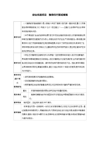 人教版（2024）八年级下册（2024）综合实践项目 植物的扦插或嫁接教案