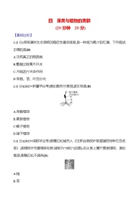 2026年中考生物第一轮复习专题藻类与植物的类群练习含答案