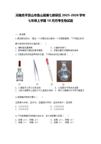 河南省平顶山市鲁山县第七教研区2025-2026学年七年级上学期10月月考生物试题