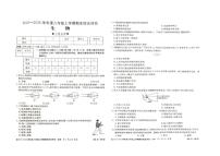 河南省周口市商水县五校联考2025-2026学年八年级上学期1月期末生物试题