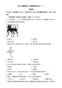 2025年甘肃省陇南市九年级下学期中考一模生物试题（原卷版）-A4