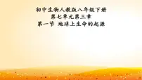 生物八年级下册（2024）第六单元 生命的延续和发展第三章 生物的进化第一节 地球上生命的起源教案配套ppt课件