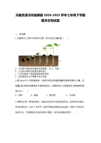 河南省漯河市临颍县2024-2025学年七年级下学期期末生物试题
