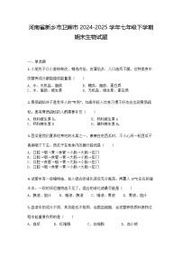 河南省新乡市卫辉市 2024-2025学年七年级下学期期末生物试题
