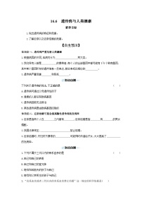 初中北师大版（2024）遗传病与人类健康优秀学案设计