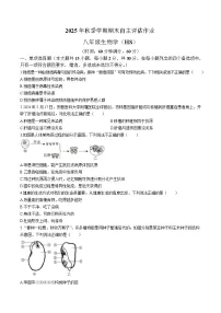 广西壮族自治区 钦州市浦北县第三中学2025-2026学年八年级上学期期末考试生物试卷 （含答案）