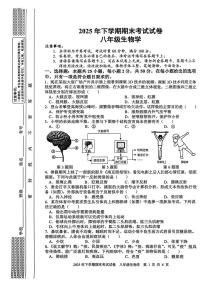 湖南省邵阳武冈市统考2025-2026学年八年级上学期生物期末试卷