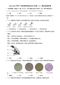 广东省深圳市南山区七年级上学期期末生物试卷-A4
