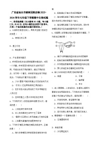 广东省汕头市潮南区陈店镇七年级下学期期中生物试题-A4