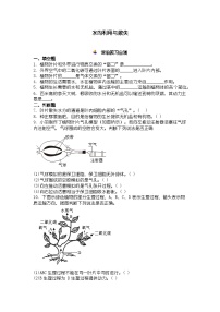 初中生物人教版（2024）七年级下册（2024）水的利用与散失当堂达标检测题