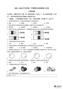 山东省德州市乐陵市2025--2026学年第一学期期末质量检测七年级生物试题（含答案）