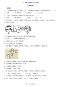 初中生物苏科版（2024）七年级下册（2024）真菌课后作业题