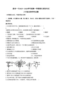 广东省揭阳市惠来县第一中学2025_2026学年八年级上学期1月期末生物试题（文字版，含答案）