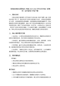 北师大版（2024）八年级下册（2024）原生生物的主要类群教案