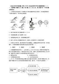 2026年贵州省遵义市汇川区八年级中考模拟生物试卷含答案（二）