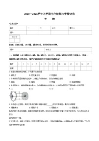 山西省朔州市部分学校2025_2026学年七年级上学期1月期末生物试题(文字版含答案)