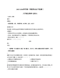 河北省廊坊市安次区2025_2026学年八年级上学期11月期中生物试题（文字版，含答案）