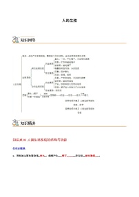 七年级下学期生物考点突然与提分——人的生殖练习题（含答案）