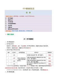 03 植物的生活-2026年中考生物知识盘点与通关测试