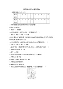 初中生物人教版（2024）八年级上册（2024）第六章 人体生命活动的调节练习题