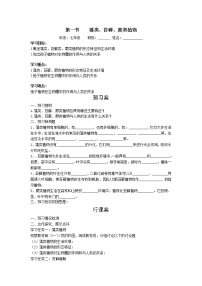 初中生物人教版 (新课标)七年级上册第一节 藻类、苔藓和蕨类植物导学案