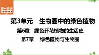 2021年中考生物北师大版复习 第6章 绿色开花植物的生活史 第7章 绿色植物与生物圈 课件