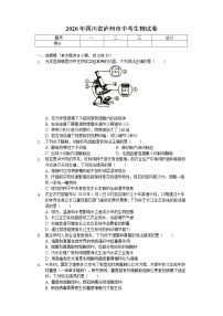 2020年四川省泸州市中考生物试卷