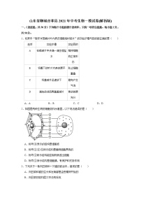 山东省聊城市莘县2021年中考生物一模试卷（word版 含答案）