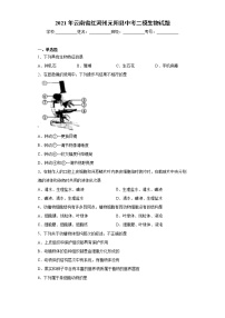 2021年云南省红河州元阳县中考二模生物试题（word版含答案）