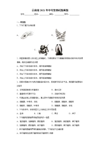 云南省2021年中考生物试题真题及答案