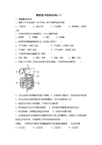 2020--2021学年人教版生物七年级下册 期末复习综合试卷一（word版 含答案）