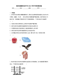 湖北省随州市中考2021年中考生物试题真题（word版 含答案）