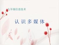 初中信息技术浙教版七年级下册第一单元 走进多媒体第一课 认识多媒体教案配套ppt课件