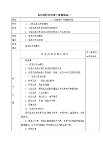 初中信息技术人教2021版（内蒙）七年级上册第2节 信息技术与信息终端优秀教学设计及反思