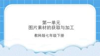 教科版七年级下册第一单元 图片素材的获取与加工第一课 图片素材的获取精品图片ppt课件