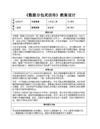 初中信息技术人教版（2024）七年级全一册数据分包灵活传教案及反思