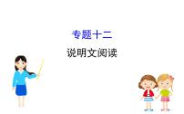 2021-2022学年部编版语文中考复习之说明文阅读课件PPT