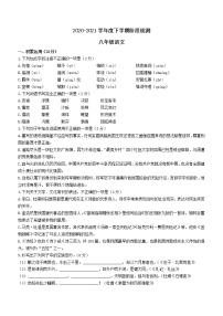 山东省临沂市费县2020-2021学年八年级下学期期末语文试题（word版 含答案）