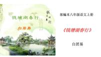 人教部编版八年级上册钱塘湖春行教课课件ppt