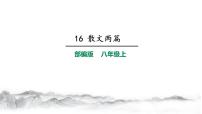 人教部编版八年级上册16* 散文二篇综合与测试教课内容课件ppt