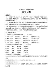 2021年山东省济南市中考一模语文试题