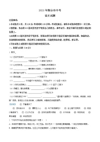 2021年山东省烟台市中考语文试题（含答案）