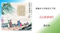 人教部编版七年级下册己亥杂诗（其五）课堂教学ppt课件