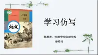 初中语文人教部编版八年级下册写作 学习仿写完美版课件ppt