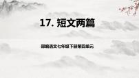初中语文人教部编版七年级下册16 短文两篇综合与测试教学ppt课件