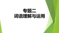 人教版语文七年级上册期末专题复习习题课件专题二  词语理解与运用