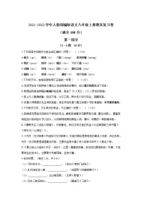 期末综合复习卷  2021—2022学年部编版语文八年级上册（word版 含答案）