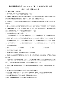 精品解析：2020年湖南省长沙市麓山国际实验学校中考二模语文试题（解析版+原卷版）