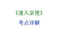 期末复习古诗文 课外3.《逢入京使》课件-2021-2022学年七年级语文下册部编版